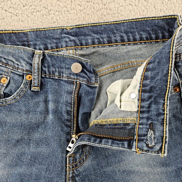 Sold Levis 511 Jeans Mens 30x32 Blue Stretch Denim Slim Fit Straight Leg - Picture 3 of 15